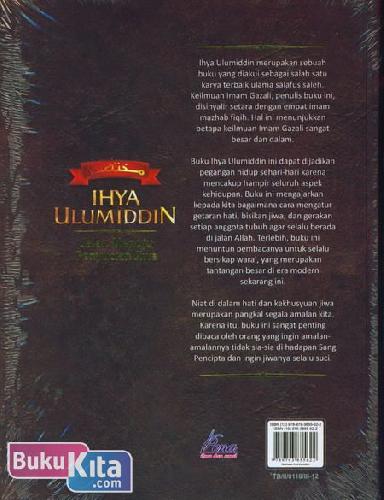 Cover Belakang Buku IHYA ULUMIDDIN : Jalan Menuju Penyucian Jiwa 
