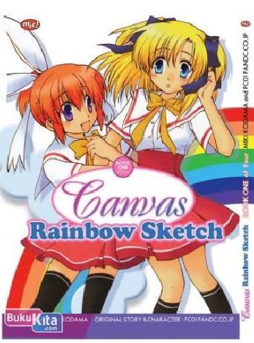 Cover Buku Canvas - Rainbow Sketch 1