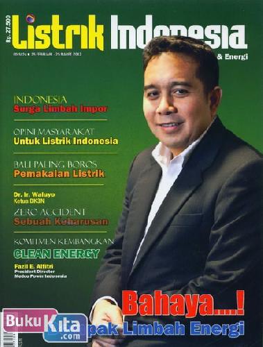 Cover Buku Majalah Listrik Indonesia #24 | 25 Februari - 25 Maaret 2012