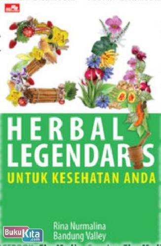 Cover Buku 24 Herbal Legendaris untuk Kesehatan Anda
