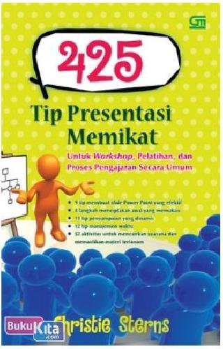 Cover Buku 425 Tip Presentasi Memikat