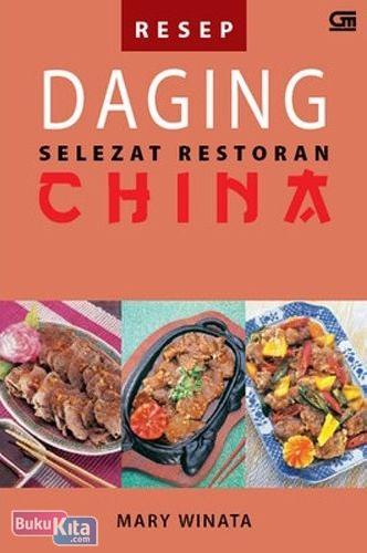 Cover Buku Resep Hidangan daging Selezat Restoran China