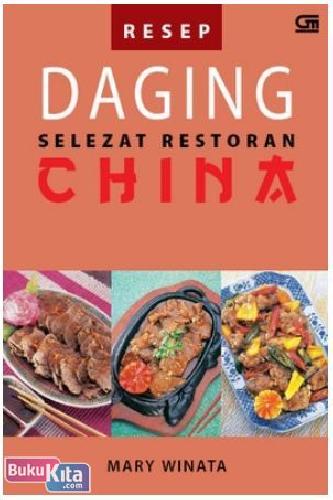 Cover Buku Resep Daging Selezat Restoran China