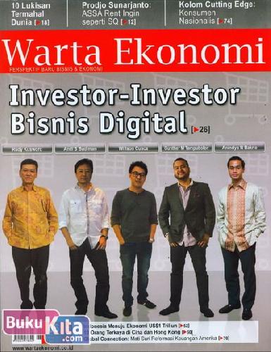 Cover Buku Majalah Warta Ekonomi #06| 19 Maret - 07 April 2012