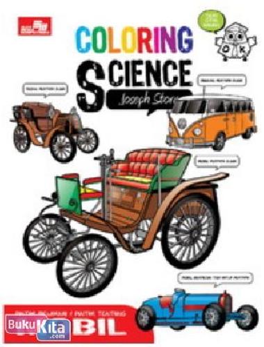 Cover Buku Coloring Science : Mobil+Stiker