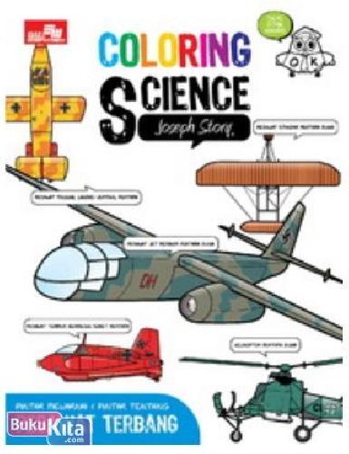Cover Buku Coloring Science : Pesawat Terbang+Stiker