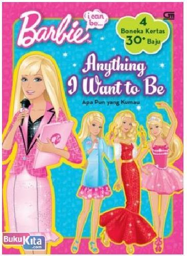 Cover Buku Barbie : Apa Pun yang Kumau (Buku Aktivitas)