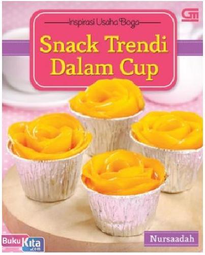 Cover Buku Snack Trendi dalam Cup