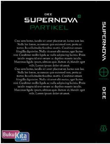Cover Belakang Buku Supernova #4 Partikel