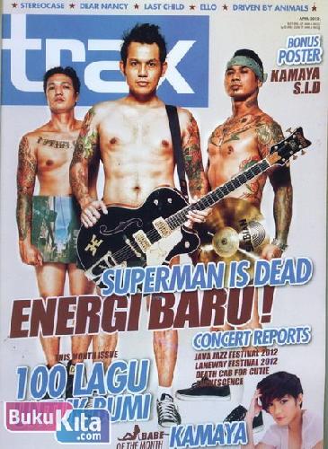 Cover Belakang Buku Majalah Trax #117 - April 2012