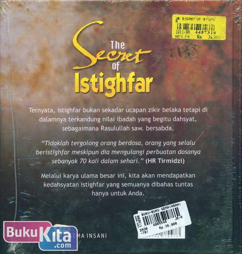 Cover Belakang Buku The Secret of Istiqhfar