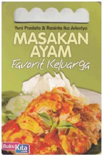 Cover Buku Masakan Ayam Favorit Keluarga Food Lovers