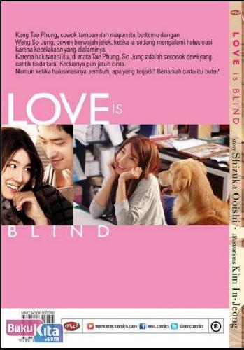 Cover Belakang Buku Love is Blind