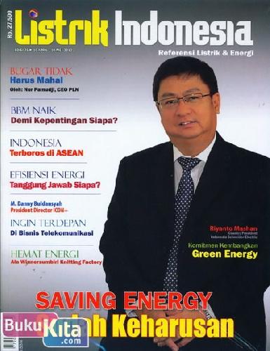 Cover Buku Majalah Listrik Indonesia #25 | 10 April - 10 Mei 2012