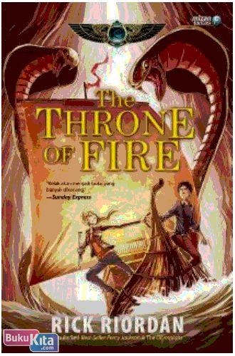 Cover Buku The Throne Of Fire