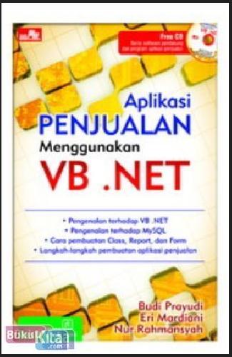 Cover Buku Aplikasi Penjualan Menggunakan VB.Net
