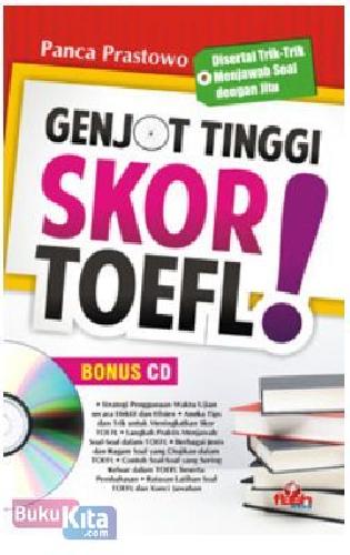 Cover Buku Genjot Tinggi Skor Toefl