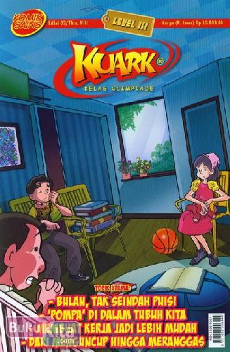 Cover Buku Komik Sains Kuark Level 3 Tahun VIII edisi 07 : Bulan, Tak Seindah Puisi