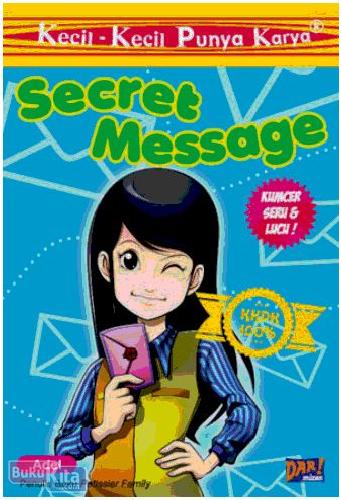 Cover Buku Kkpk : Secret Message