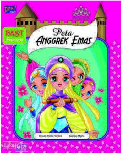 Cover Buku Fast Princess : Peta Anggrek Emas