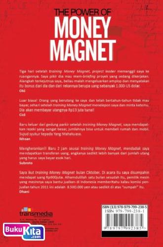 Cover Belakang Buku The Power of Money Magnet