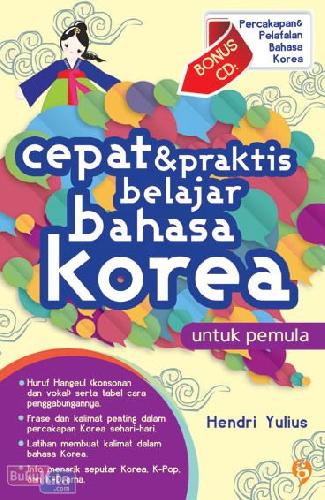 Cover Buku Cepat & Praktis Belajar Bahasa Korea untuk Pemula