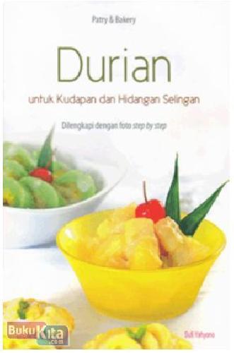 Cover Buku Durian untuk Kudapan dan Hidangan Selingan Food Lovers