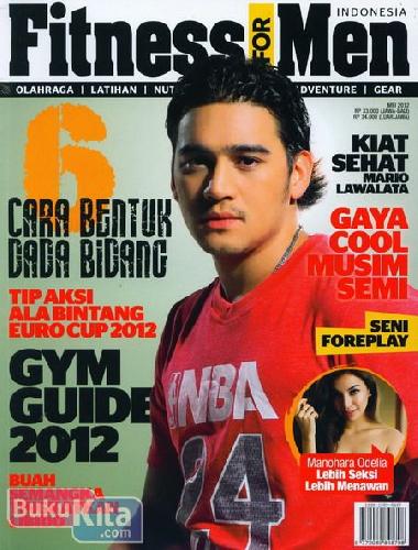 Cover Buku Majalah Fitness For Men - Mei 2012