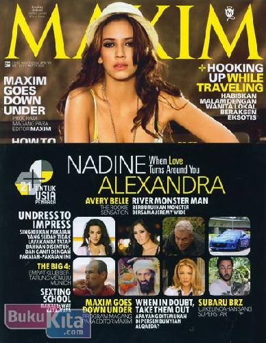 Cover Buku Majalah Maxim #78 - Mei 2012