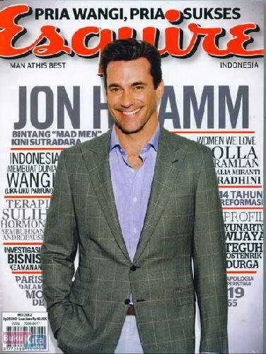 Cover Buku Majalah Esquire #63 - Mei 2012