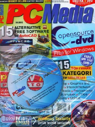 Cover Buku Majalah PC Media Reguler Super DVD 8 GB #05 - 2012