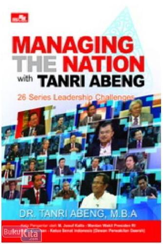 Cover Buku Managing The Nation With Tanri Abeng