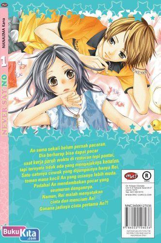Cover Belakang Buku Never Say No Vol. 01