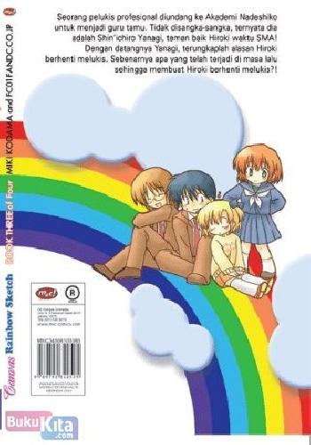 Cover Belakang Buku Canvas : Rainbow Sketch 03