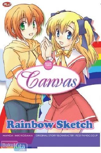 Cover Buku Canvas : Rainbow Sketch 03