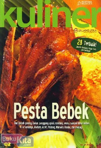 Cover Buku Kuliner Pesta Bebek (Disc 50%)