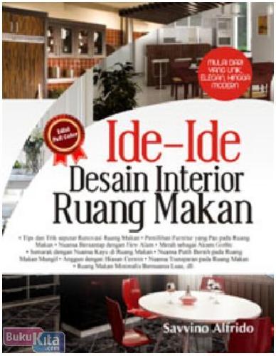 Cover Buku Ide-Ide Desain Interior Ruang Makan