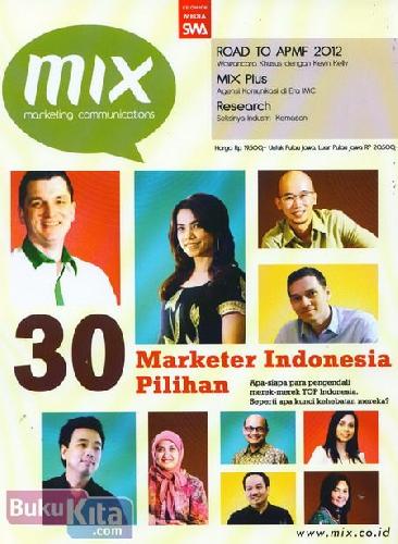Cover Buku Majalah MIX Marketing Communications #05 - Mei 2012