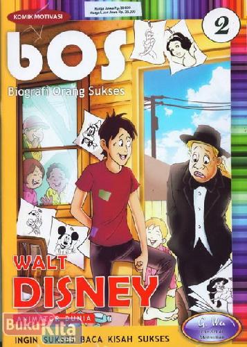Cover Buku Majalah Komik Motivasi BOS (Biografi Orang Sukses) #2 - Mei 2012