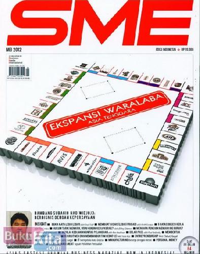Cover Buku Majalah SME & Entrepreneurship Magazine - Mei 2012