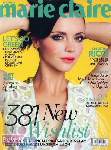 Cover Buku Majalah Marie Claire Indonesia #26 - Mei 2012 - Kecil