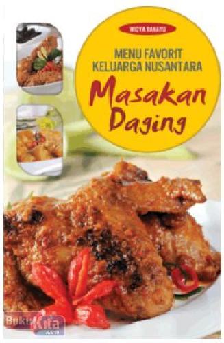 Cover Buku Menu Favorit Keluarga Nusantara : Masakan Daging