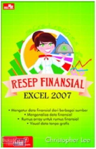 Cover Buku Resep Finansial Excel 2007