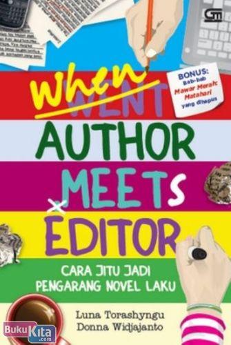 Cover Buku When Author Meets Editor