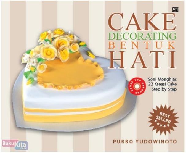 Cover Buku Cake Decorating Bentuk Hati