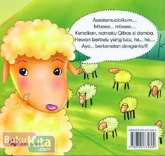 Cover Belakang Buku Seri Mengenal Hewan : Cerita Si Domba