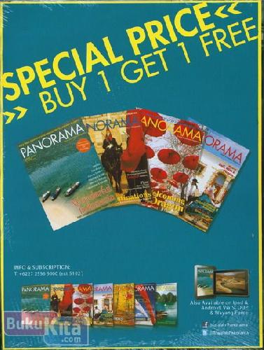 Cover Belakang Buku Majalah PANORAMA Travel & Leisure Magazine #29 | Mei - Juni 2012