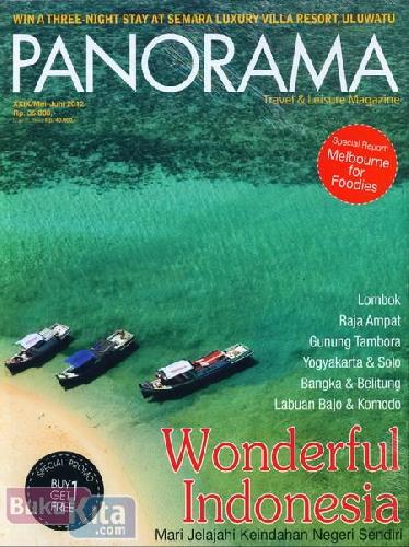 Cover Buku Majalah PANORAMA Travel & Leisure Magazine #29 | Mei - Juni 2012