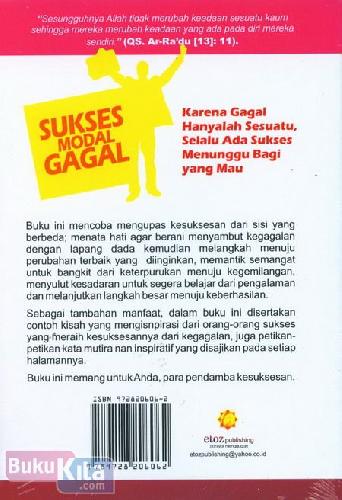 Cover Belakang Buku Sukses Modal Gagal
