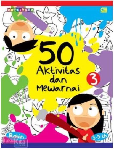 Cover Buku 50 Aktivitas dan Mewarnai 3